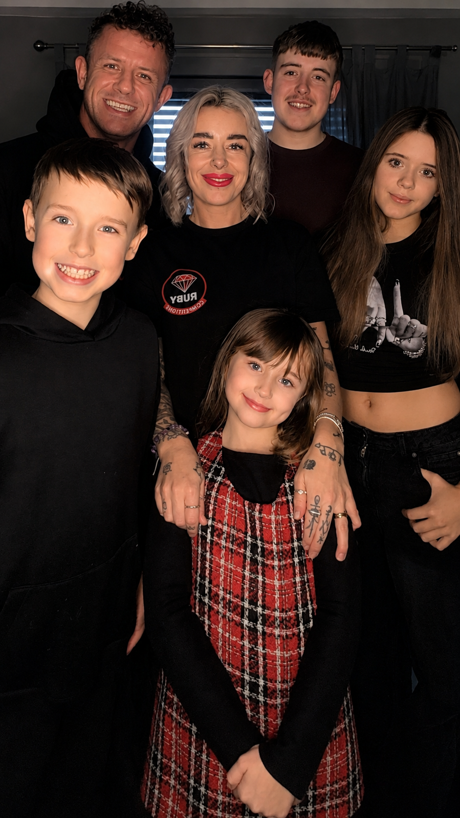 Chris, Kelly-Ann and family